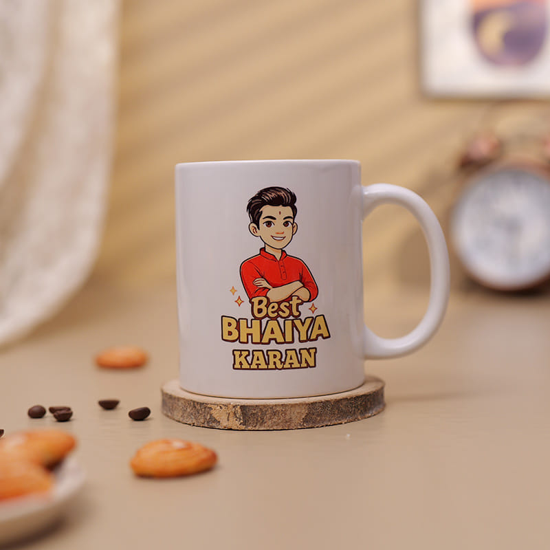 Personalised Best Bhaiya Mug