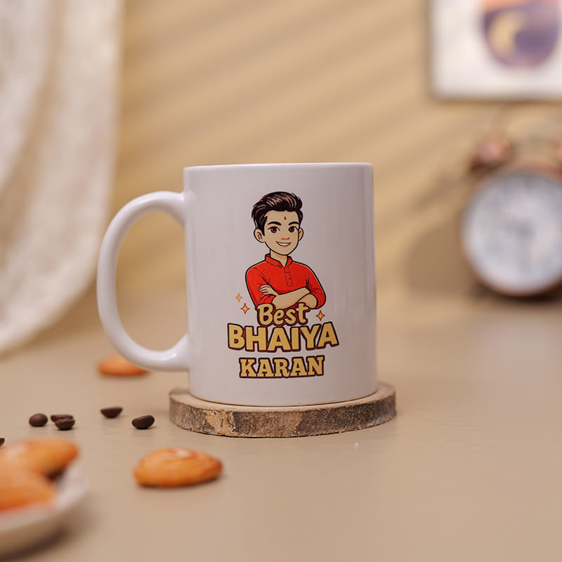 Personalised Best Bhaiya Mugs
