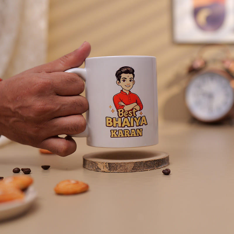 Personalised Best Bhaiya Mugs