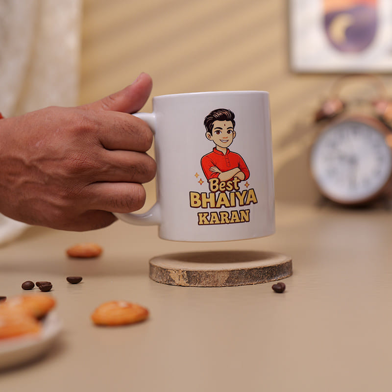 Personalised Best Bhaiya Mugs