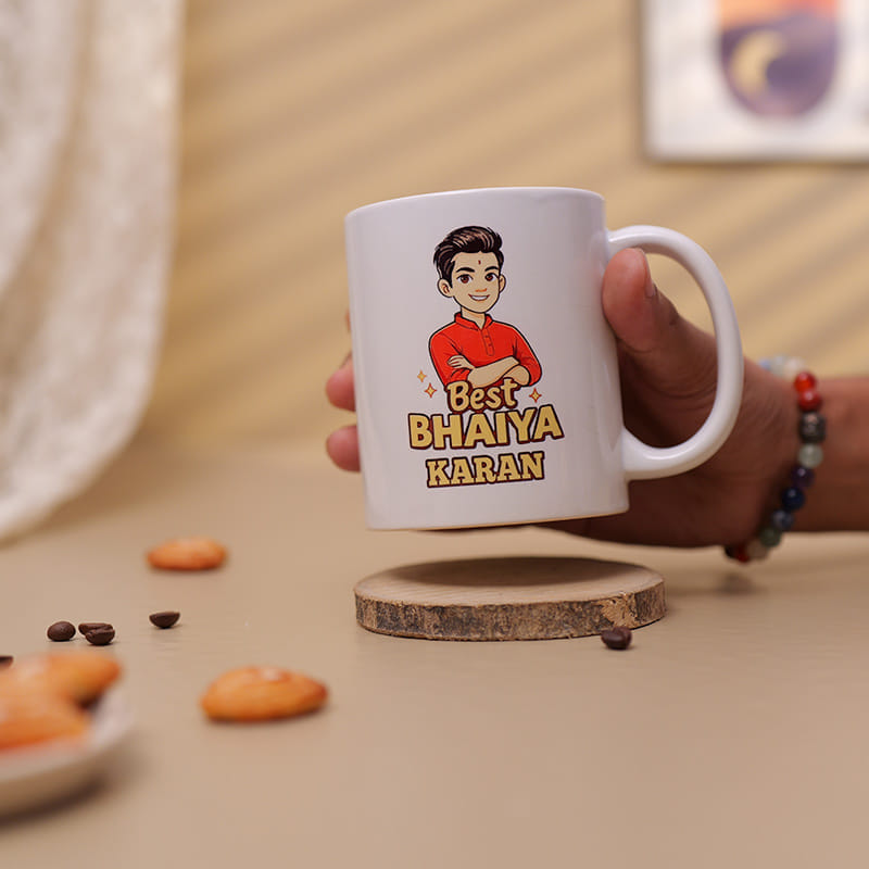 Personalised Best Bhaiya Mugs