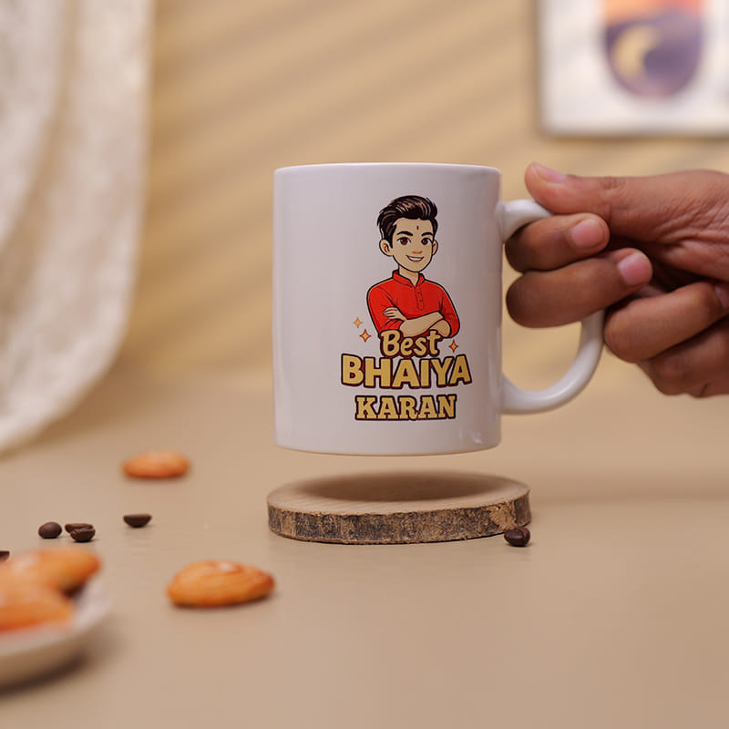 Personalised Best Bhaiya Mugs