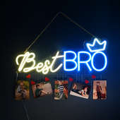 Personalised Best Bro Neon Decor
