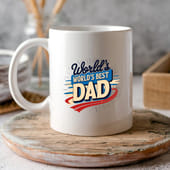 Personalised Best Dad Coffee Mug