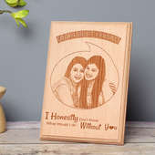 Personalised Wooden Frame for Best Friend