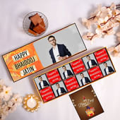 Personalised Bhai Dooj Twelve Piece Choco Box
