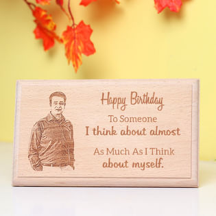 Personalised Wooden Frmae for Birthday