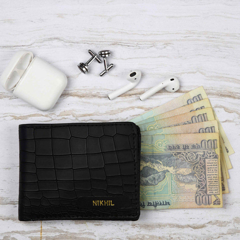 Personalised Name Mens Wallet