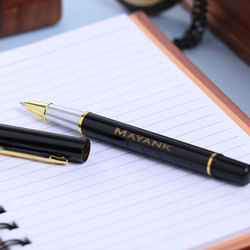 Personalised Black Pen