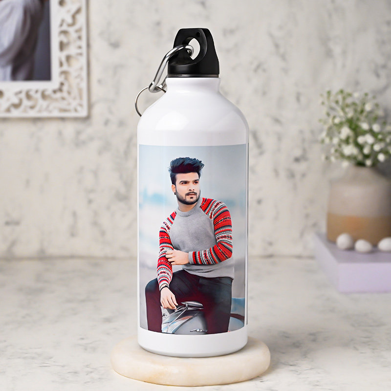 White Sipper Bottle, Best Personalised Gift in India