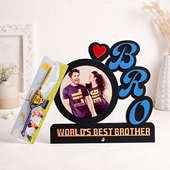 Buy Personalised rakhi photo frame for Brother Online
