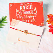 Rakhi Card in Personalised Bro Sis Rakhi Combo
