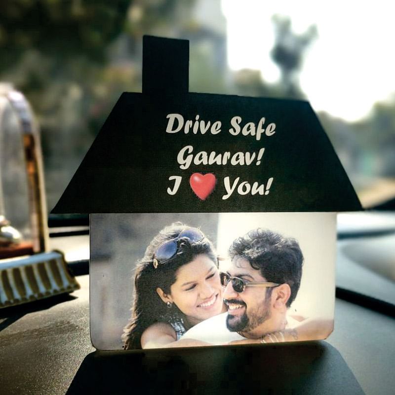 Personalized Dashboard Accessory - Acrylic and Laminated Print