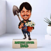Personalised Caricature For Nature Lover Dad-USA