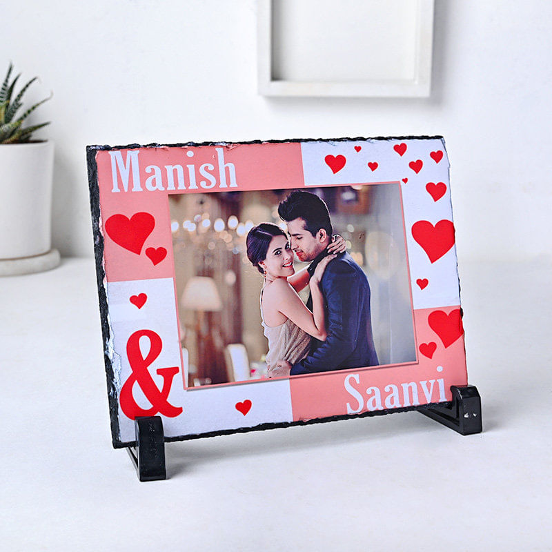 Personalised Ceramic Tile for Valentine Day