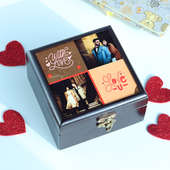 Hand Made Personalized Box with Chocolates