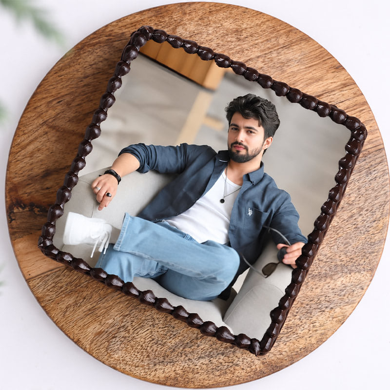 Personalised Chocolate Photo Cake