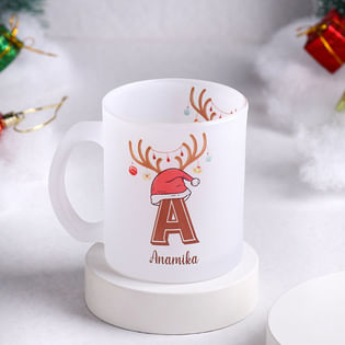 Order Personalized Christmas Frosted Mug