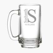 Personalised Classy Beer Mug, Customized Beer Mugs