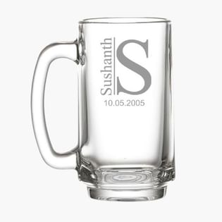 Personalised Classy Beer Mug, Customized Beer Mugs