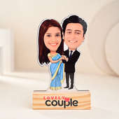 Personalised Couple Caricature Gift for Wife, GF or Couples