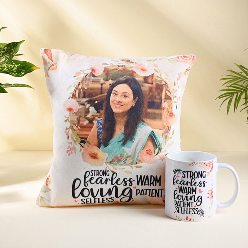 Personalised Cushion N Mug Combo for Teachers