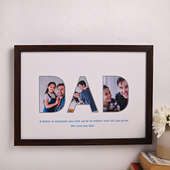 Wall Hanging Frame - Fathers Photo Frame