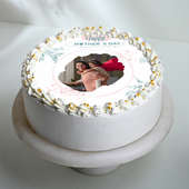 Personalised Mothers Day Photo Cake