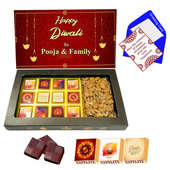 Personalised Diwali Choco Dry Fruit Box