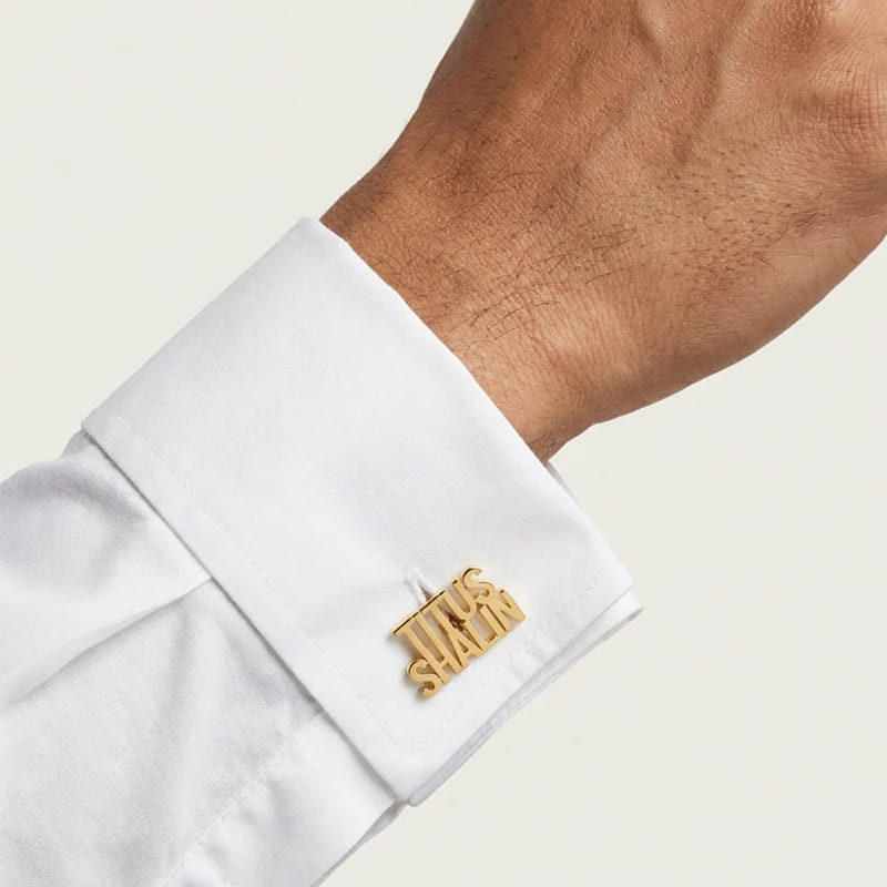 Personalised Dual Name Cufflinks