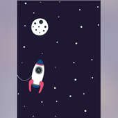 Outer Space Personalised E-Greeting Cards For Birthday