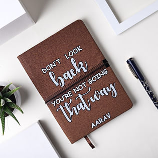 Personalised Embossed Notebook