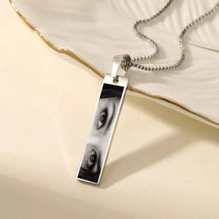 Personalised Eye Photo Necklace