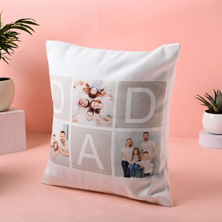 Personalised Family Portrait Cushion