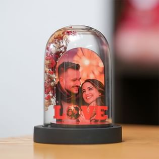 Personalised Floral Love Dome