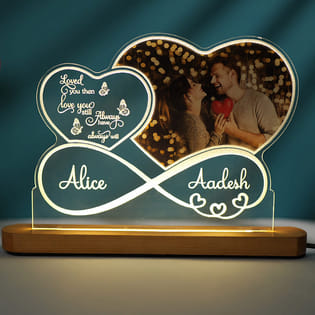 Personalised Forever Love Led Tabletop
