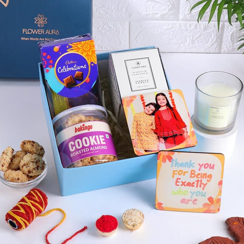 Personalised Fridge Magnets With Scented Candle N Cookies-Singapore