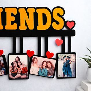 Personalised Friends Wall Frame, Buy Gift for Best Friend