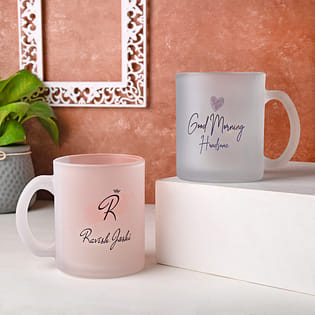 Chic and Elegant Frosted Mugs