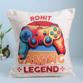 Personalised Gaming Legend Cushion