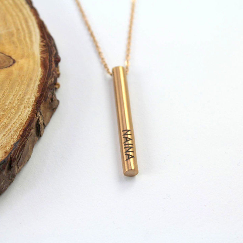 Personalised Rose Gold Pendant