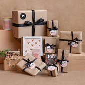 Personalised Hamper Of Puzzle With Candle N Chocolate