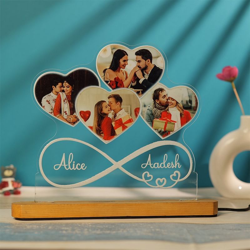 Personalised Infinite Love Led Tabletop