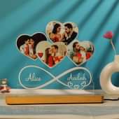 Personalised Infinite Love Led Tabletop