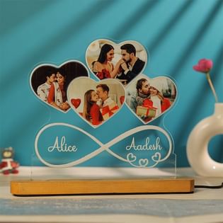 Personalised Infinite Love Led Tabletop