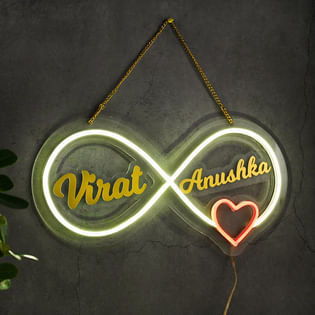 Personalised Infinite Love Neon Sign