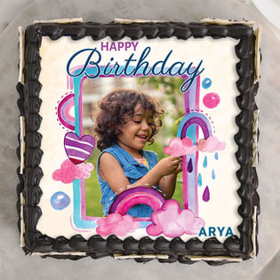 Personalised Kids Photo Cake