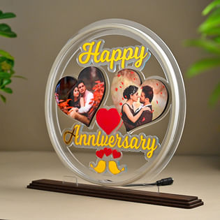 Personalised Led Frame: Anniversary Gift Online