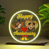 Personalised Led Frame: Anniversary Gift Online