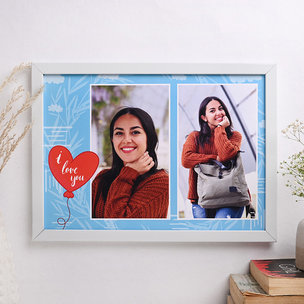 Personalised Love Frame - One Personalised Wall Frame